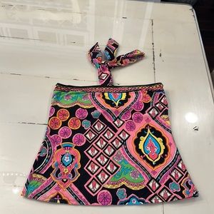 Trina Turk multi colored tankini top size 4